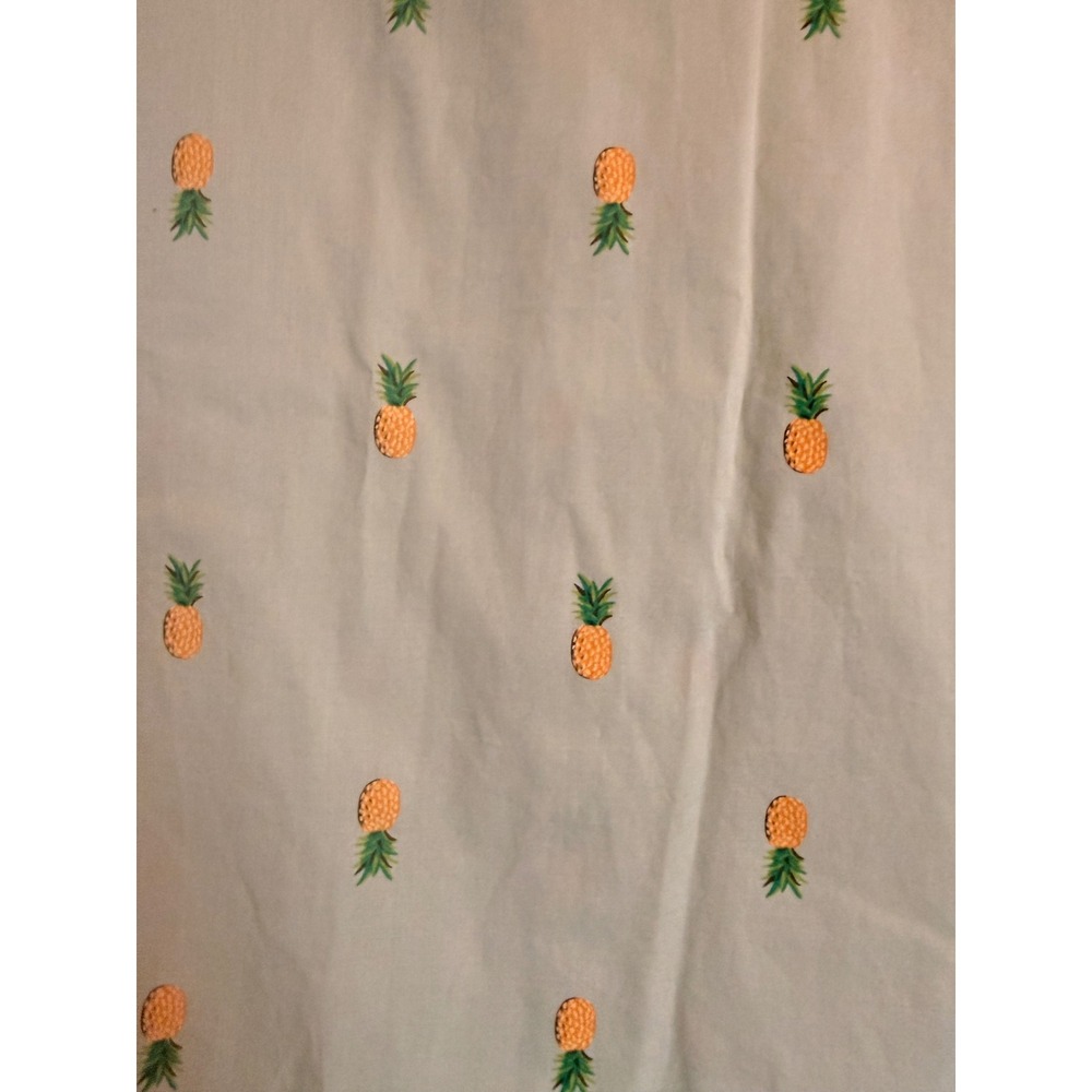 Coastal Casual Vacation Old Navy Mens XL Pineapple Shirt Regular Fit Sage Green - Picture 3 of 7